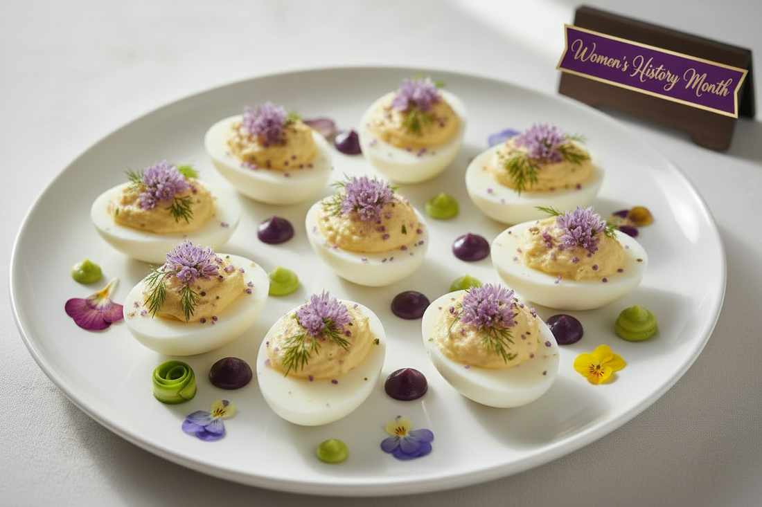 Deviled Eggs with English Rare Tea