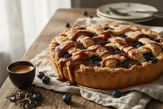 Blueberry Coffee Pie