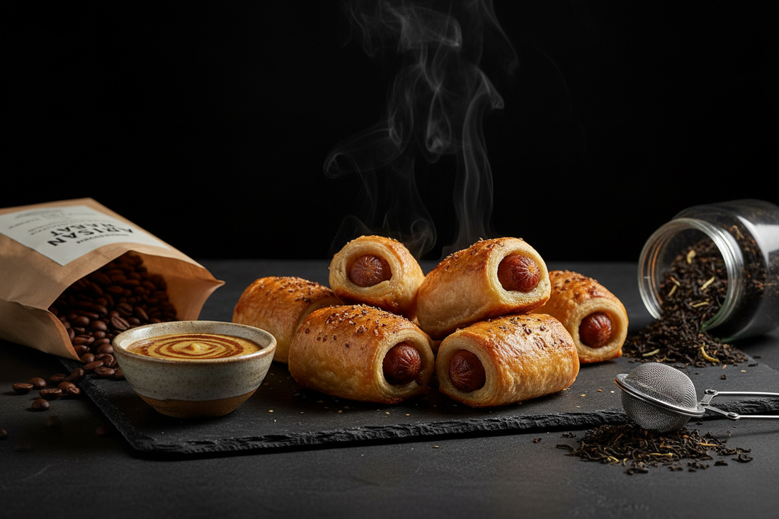 Coffee-Spiced Sausage Rolls