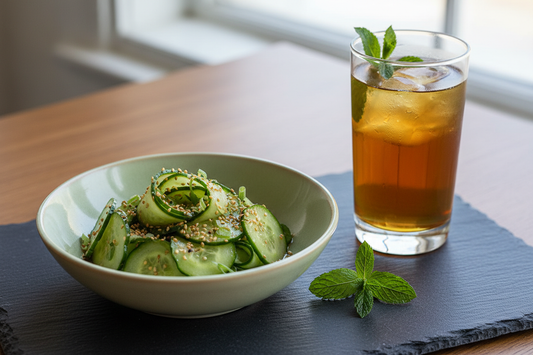 Sencha Green Tea Cucumber Salad