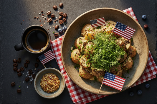 Memorial Day Coffee-Infused Potato Salad
